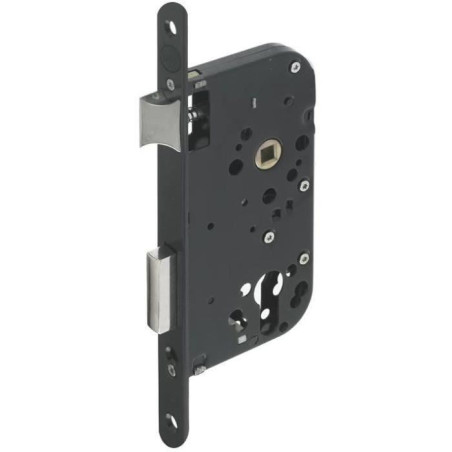 Serrure a encastrer trou de cylindre - YALE - Y60R-A40/N - Axe 40mm - Coffre 148mm - Porte d'entrée, locaux sensibles - Noir