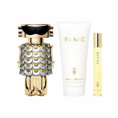 Coffret de Eau de Parfum Femme Paco Rabanne FAME 3 pièces 184 ml