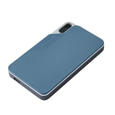 Disque Dur Externe - INTENSO - TX100 - 500 Go - Portable SSD - Couleur Bleu