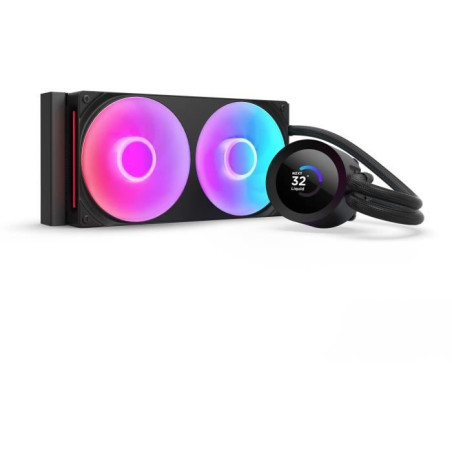 Watercooling - NZXT - RL-KR240-B2 - Kraken Plus 240 RGB - Écran carré 1.54 personnalisable et ventilateurs RGB - Noir