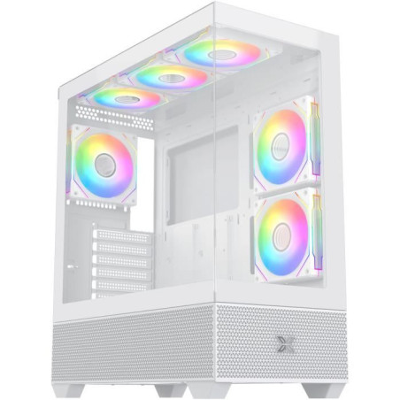 Boitier sans alimentation - XIGMATEK Alphard Arctic - Moyen tour - Format E-ATX - Blanc