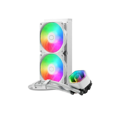 COOLER MASTER - MasterLiquid 240 Core II White Edition - Watercooling AIO - Ventilateurs 120mm