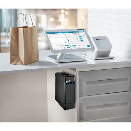 Onduleur - EATON - 3P Ellipse 3P1700UD - Pour PC pro ou terminal point de vente - Protection parafoudre - 1700VA - 1040W