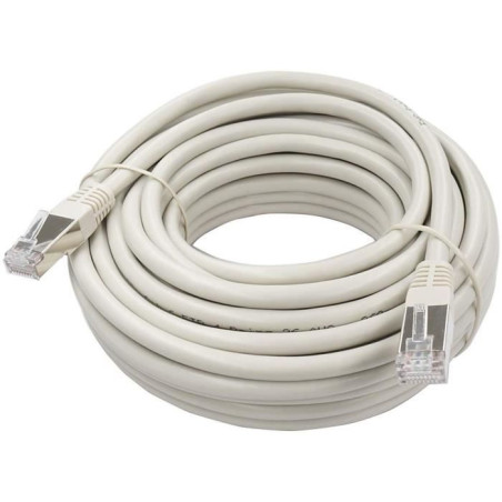 Câble RJ45 Cat.6 - LINEAIRE - PCC6FH - 10 m - Blindé F/UTP - Connecteurs RJ45 mâle
