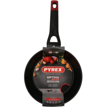 Poele profonde - PYREX - 1455025 - En aluminium forgé - Antiadhésif - 24 cm - Sans PFAS