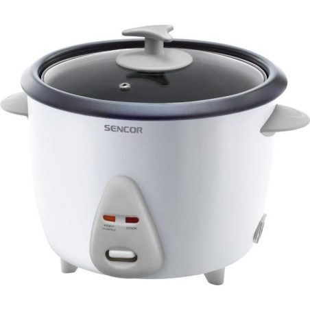 Cuiseur a riz - SENCOR - SRM1500WH - 1,5L - Cuisson vapeur - Riz sushi - Maintien au chaud 6h - Cuve antiadhésive - Blanc