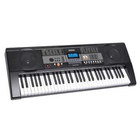 Clavier Professionnel Vista - Synthétiseur 61 Touches Lumineuses avec Affichage Lcd Et Entrée Usb - 220V - Noir