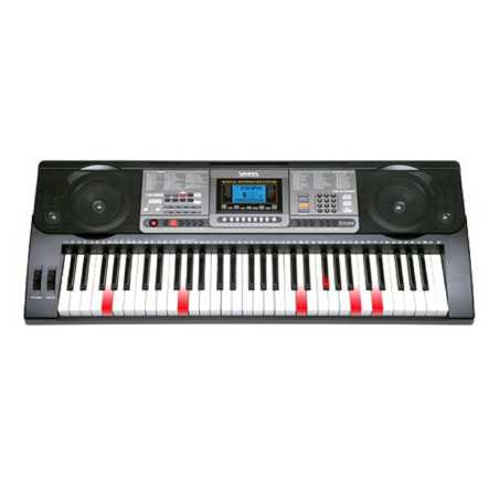 Clavier Professionnel Vista - Synthétiseur 61 Touches Lumineuses avec Affichage Lcd Et Sortie Midi - 220V - Noir
