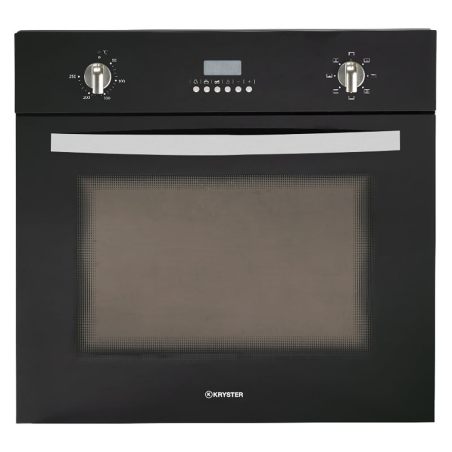 Four Encastrable Électrique Kryster - Four Ventilé à Convection - avec 4 Programmes - 60L - 2000W - Noir