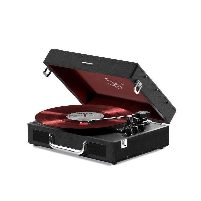 PLATINE VINYLE BOLARIS Bluetooth 10 W avec enceintes déportées - Modèle