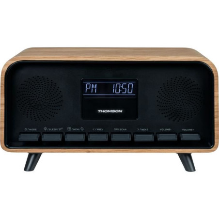 Radio réveil - THOMSON - Bluetooth&nbsp;- DAB - Gamme Vintage Cosy