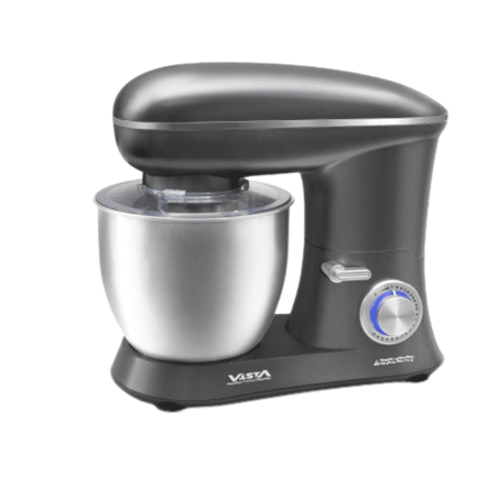 Robot de Cuisine Pro Vista - avec Bol en Inox 6,5l - 10 Vitesses - 1600W - Gris