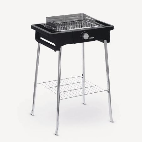 Barbecue sur Pied Style Evo S avec Plaque Grill Severin - 2500w - 350° Max - Noir
