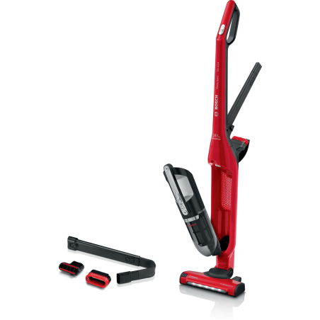 Aspirateur Balai Multifonction Bosch - Aspirateur Rechargeable Flexxo Gen 2 - 65mn d'Autonomie - 28V - Rouge