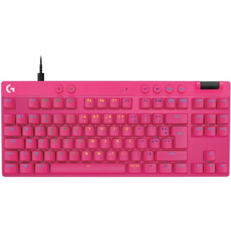 Clavier gaming - Logitech - G PRO X TKL RAPID - Filaire - RVB - Touches analogiques magnétiques