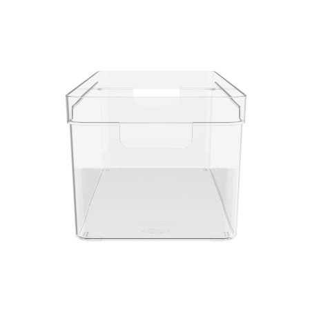 Ou - Bac de Rangement Clear - Bac de Rangement pour Réfrigérateur/placard en Plastique Transparent - 5 L - 30 x 15 x 13 Cm