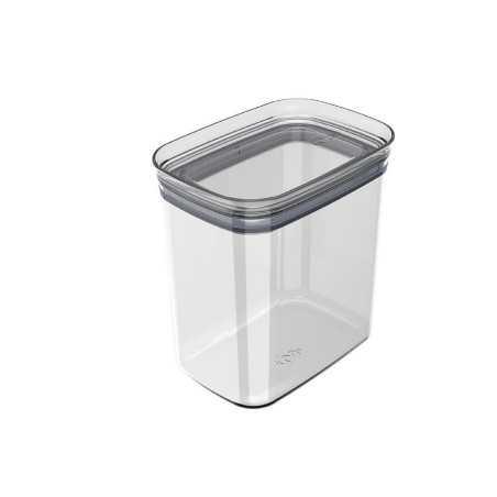Ou - Pot Hermétique Rectangulaire Block - Boîte De Rangement Alimentaire en Plastique Sans BPA - 1,5l - Naturel