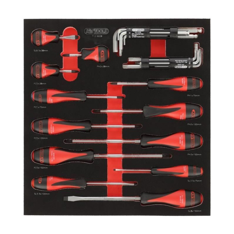 Module - KS TOOLS - 712.5028 - Module de vissage - 28 pieces - Pour se
