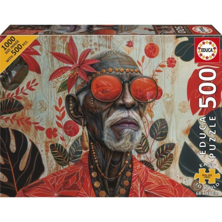 Puzzle - EDUCA - Gardien des Tropiques - 500 pieces - Paysage et nature - 68 x 48 cm