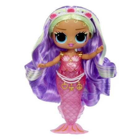 L.O.L. Surprise! Tweens - Sirene Cléo - Poupée avec queue de sirene qui change de couleur, Nageoire mobile, Accessoires - 4 ans