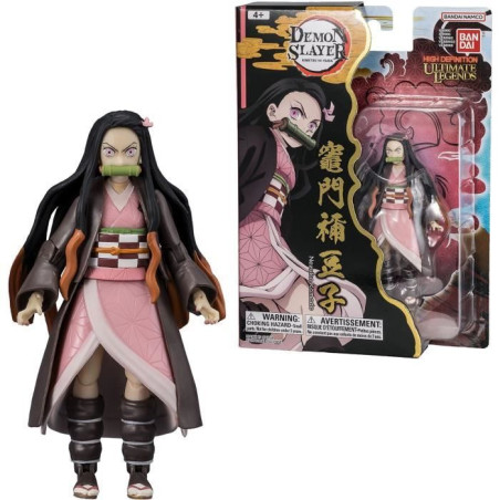 Figurine articulée Ultimate Legends HD - BANDAI - Demon Slayer - Kamado Nezuko - 12 cm