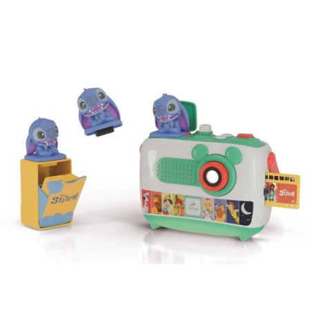 Clementoni, Recharge Projecteur Conteur d'Histoires Plus, Les Histoires de Stitch, 5 Histoires Racontées et Projetées, Des 2ans