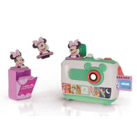 Clementoni, Recharge Projecteur Conteur d'Histoires Plus, Les Histoires de Minnie, 5 Histoires Racontées et Projetées, Des 2ans