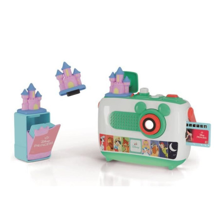 Clementoni, Recharge Projecteur Conteur d'Histoires Plus, Princesses Disney, 5 Histoires Racontées et Projetées, Des 2ans