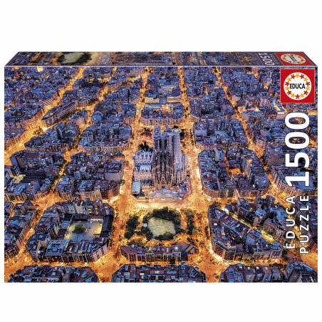 Puzzle - EDUCA - Barcelona - 1500 pieces - Theme Architecture - Dimensions 85x60 cm