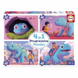 4 Puzzles - EDUCA - Dinos...
