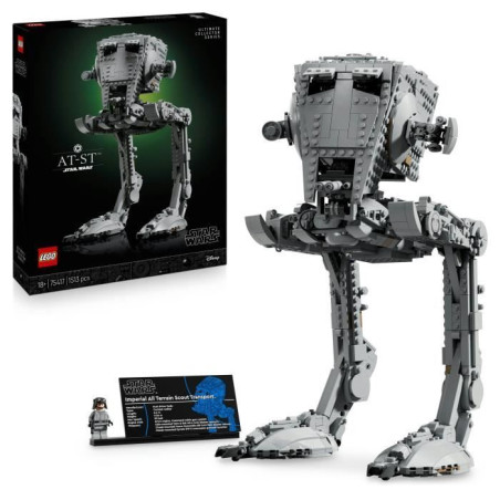 LEGO Star Wars 75417 Le Marcheur AT-ST - Set de Construction pour Adulte - Décoration