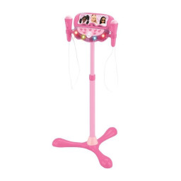 Microphone Barbie sur pied...