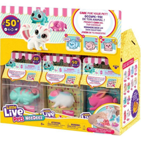 Needes - LITTLE LIVE PETS - Saison 2 - Animaux intéractifs - Modele aléatoire - Des 5 ans