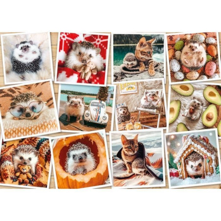 Puzzle 1500 pieces : Photo animaux mignons