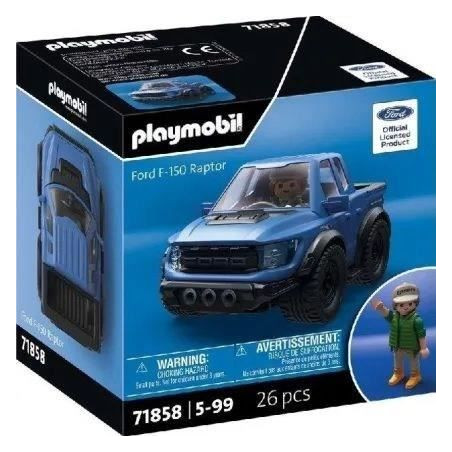 PLAYMOBIL 71858 Ford F-150 Raptor, Playmobil voiture Icon Cars, Classic Cars, 25 pieces, Kidulte, Des 14 ans