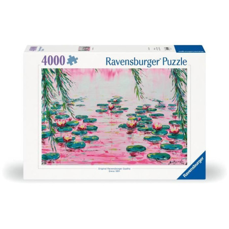 4000 p Les nénuphars roses