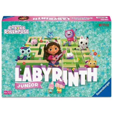 Ravensburger- Labyrinthe Junior Gabby's Dollhouse - Jeux enfants a partir de 4 ans