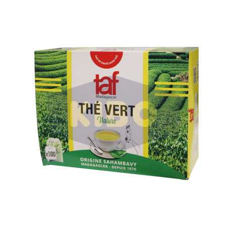 Thé vert 100 poches alu