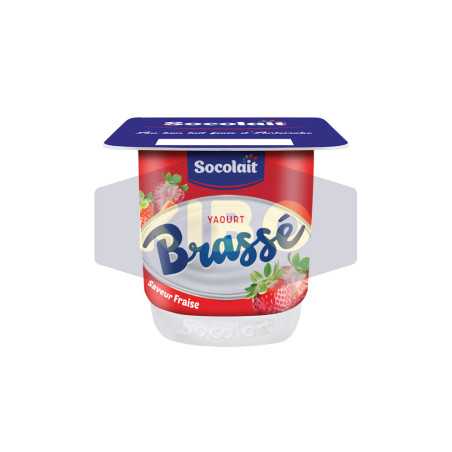 Yaourt brasse sucre fraise 100g