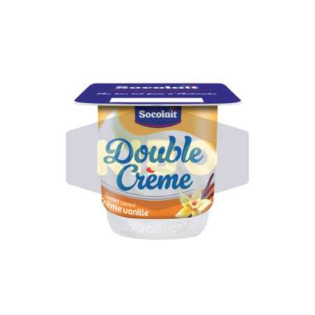 Yaourt double crème vanille 100g