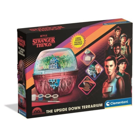 Stranger Things - Terrarium - Clementoni - Création Maison de Vecna et le monde a l'envers - Des 8ans