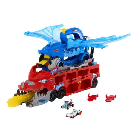 Hot Wheels - Transporteur 2&nbsp;en&nbsp;1&nbsp;Dragons Hot Wheels City - Hot Wheels - JBM72