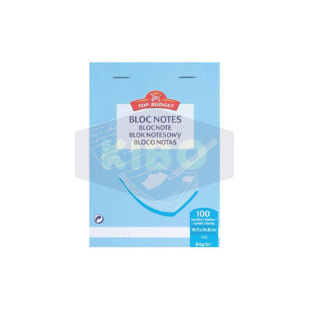 Bloc notes 100 feuilles A6 200 pages
