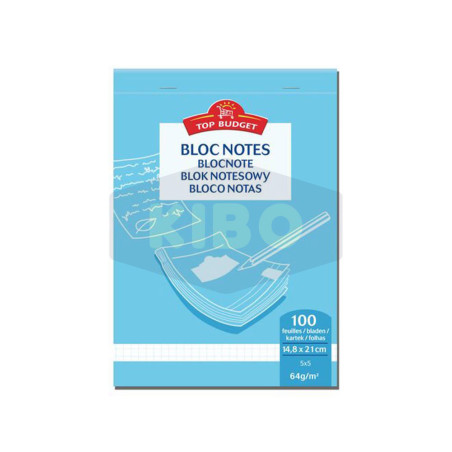 Bloc notes 100 feuilles A5 200 pages