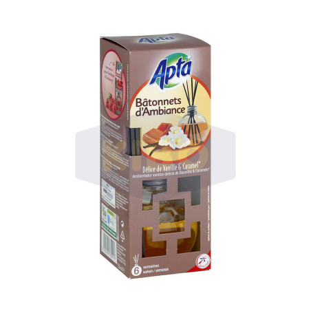 Bâtonnets d'ambiance au délice de vanille et caramel