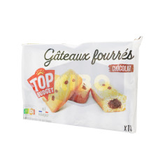 14 mini gâteaux fourrés goût chocolat 420g