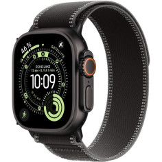 Apple Watch Ultra 3&nbsp;GPS + Cellular&nbsp;- 49mm&nbsp;- Boîtier Black Titanium - Bracelet Black/Charcoal Trail Loop - M/L