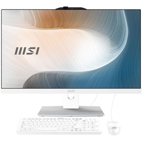 PC Tout-en-un MSI - 27'' - Sans Windows -Ecran FHD - Core 7 150U - RAM 16Go - Stockage 1To - Pied ajustable - Clavier et souris