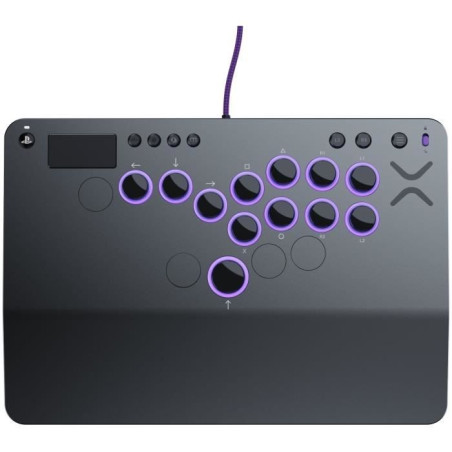 Manette de combat sans levier - Xbox - Victrix Pro KO Leverless Fight Stick - Gris