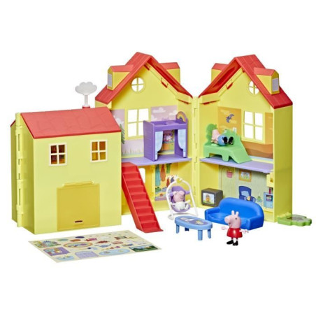 Peppa Pig La grande maison familiale, coffret avec Evie pour filles et garçons, des 3&nbsp;ans